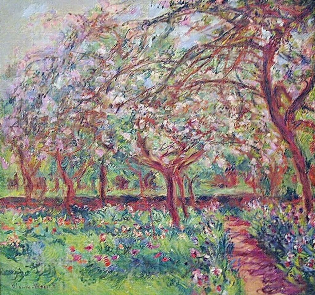 Apple Trees in Bloom at Giverny (1899), Tel Aviv Museum of Art