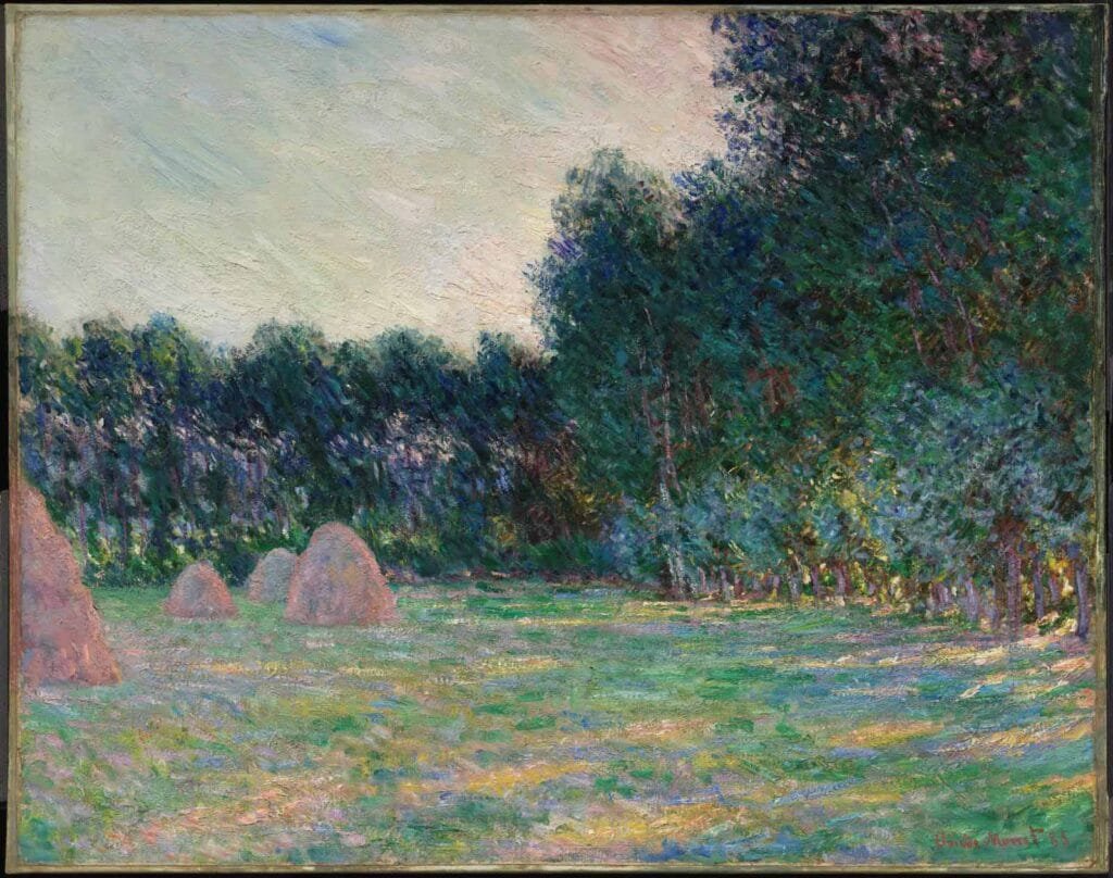 Meadow with Haystacks near Giverny (1885), Museum of Fine Arts, Boston