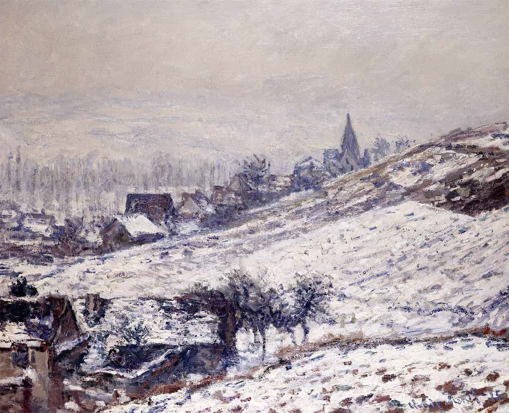 Winter at Giverny (1885), Pola Museum of Art, Hakone