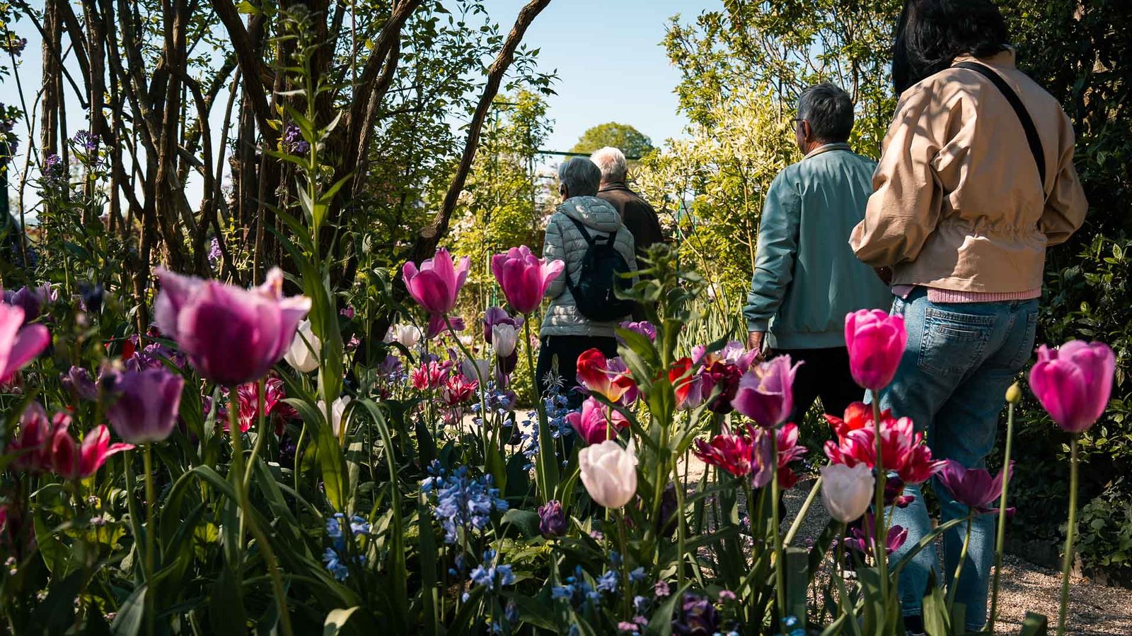 visiting Monet Garden in Giverny